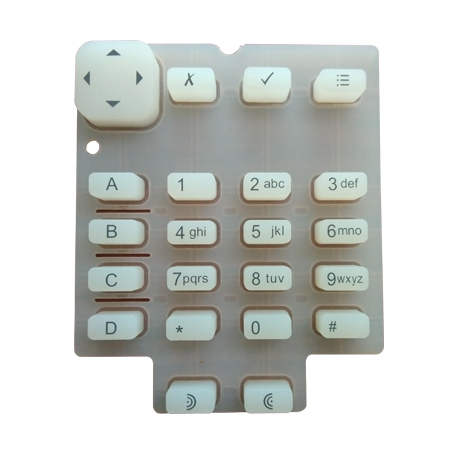 Silicone keypad